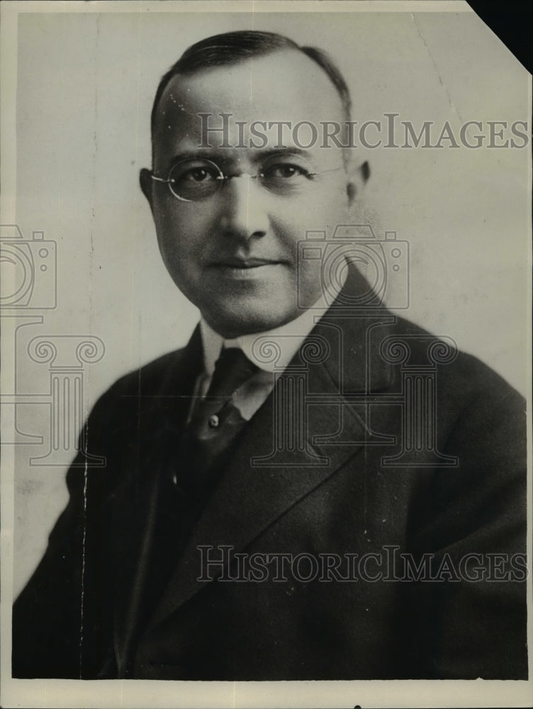1929 Press Photo Dr Henry Suzzalo Former Pres of University of Washington - Historic Images