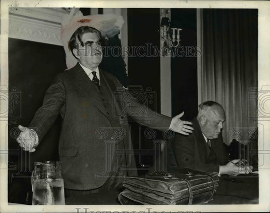 1921 Press Photo John L. Lewis Gesturing - nef30794 - Historic Images