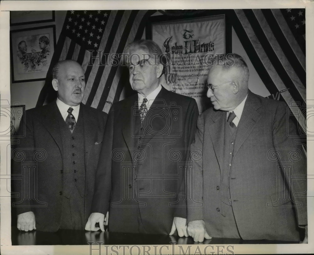 1949 John L. Lewis at UMW Policy committee Meeting, Washington, D.C. - Historic Images