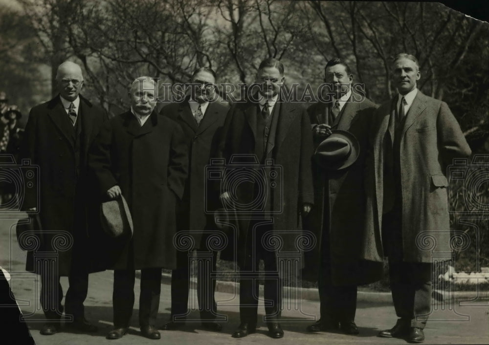 1924 Press Photo Committee on Coordination of Rail, Water Transportation-Historic Images