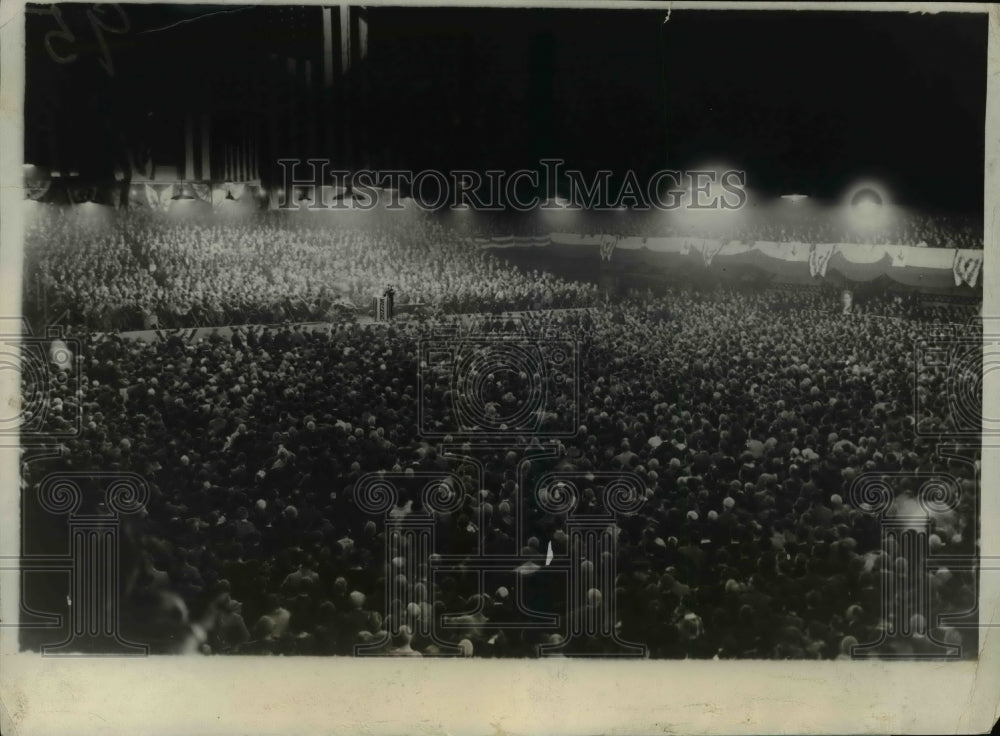 1928 Press Photo Gov Smith Makes Campaign Speech in Newark, NJ - nef31162 - Historic Images