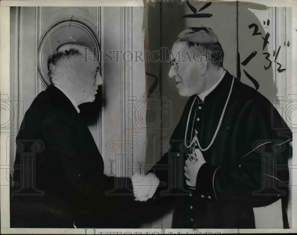 1940 Press Photo John De Jong Archbishop of Utrecht, Netherlands - nef31182 - Historic Images