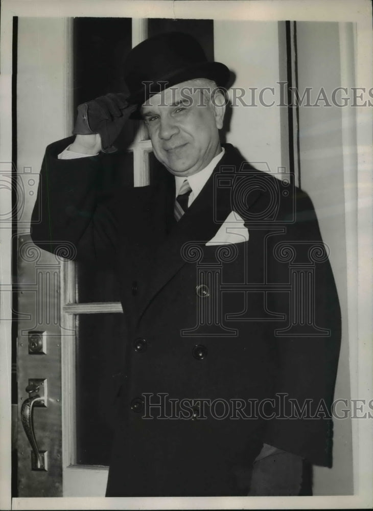 1940 Press Photo Greek Minister Cimon Diamantopoulous Visits White House - Historic Images