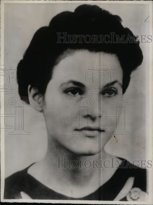1939 Press Photo Hope Brewster, Survived Mississippi River in Skiff Boat - Historic Images