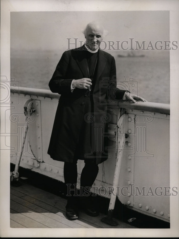 1938 Press Photo Rev Hewlett Johnson Married Ms Nowell Mary Edwards in Secret-Historic Images