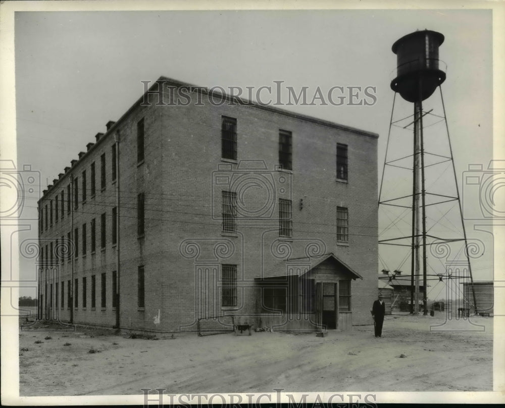 1935 Press Photo State Prison Farm Building Where Nine Negroes Broke Free - Historic Images