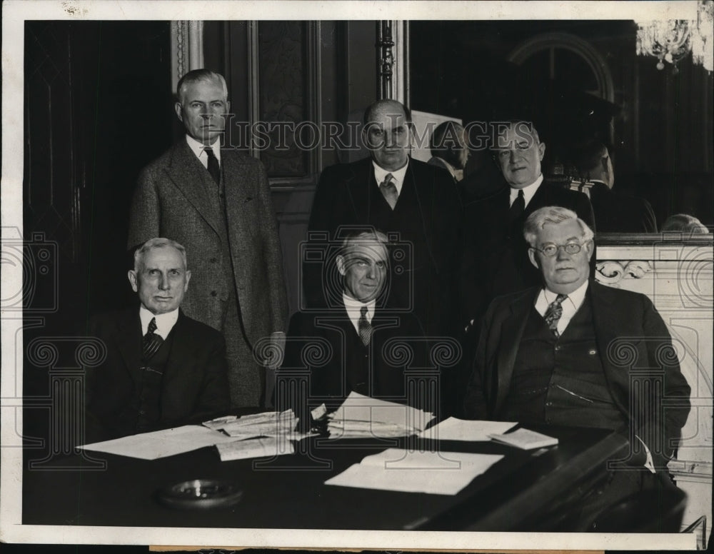 1931 Press Photo Senate Investigating Committee for the prices of food products - Historic Images