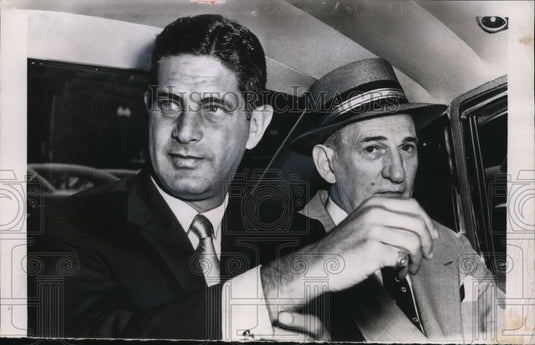1955 Press Photo Financier Louis Walfson & JAB Broadwater President Transit Comp - Historic Images