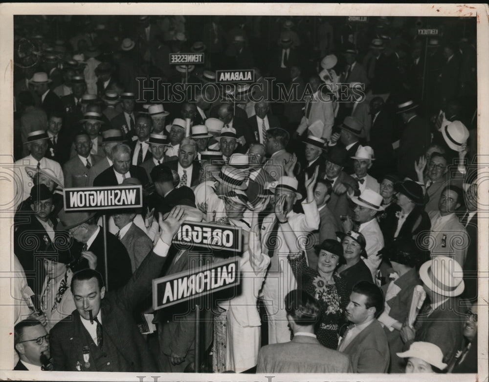 1936 Press Photo Republican National Convention at Cleveland Ohio - Historic Images