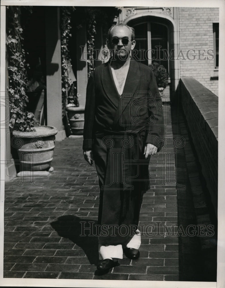 1939 Press Photo Tom Mooney at San Francisco Hospital - Historic Images