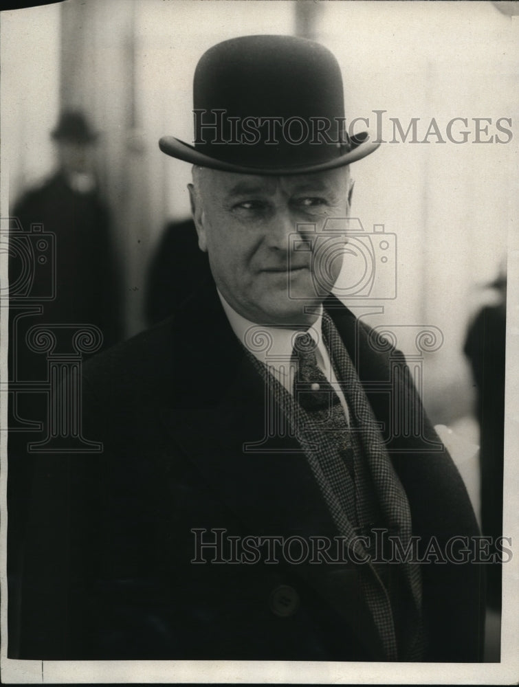1924 Press Photo Harry W Daughtery After Cabinet Meeting on February 26th-Historic Images
