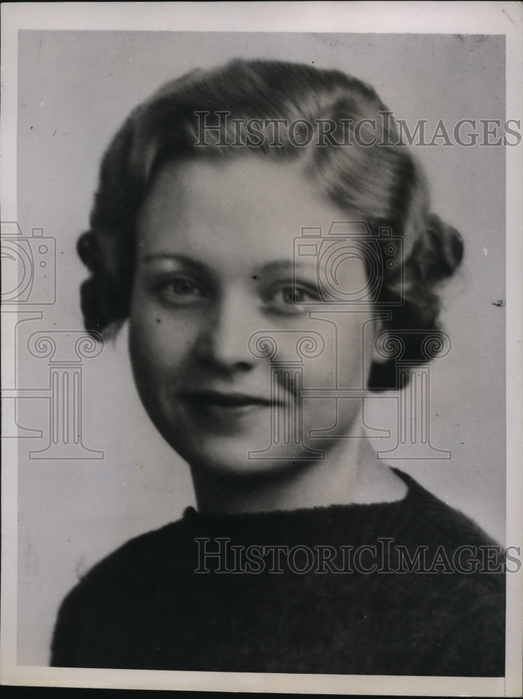 1937 Press Photo student Opal Sturgell Allegedly Murdered by George E Wells-Historic Images