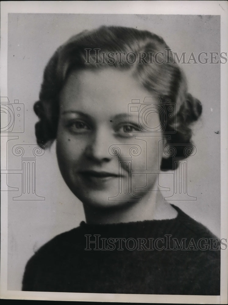 1937 Press Photo student Opal Sturgell Allegedly Murdered by George E Wells-Historic Images