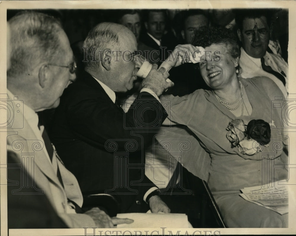 1936 Press Photo Hot Temps as Delegates Attend Democratic National Convention-Historic Images