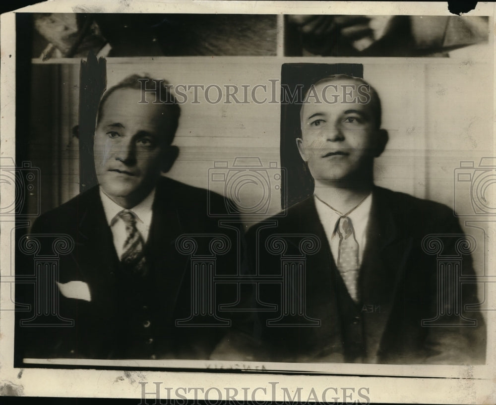 1928 Press Photo Survivors of S.S. Vestris J.C. Maxy of Richmond &amp; T.E. Mack - Historic Images