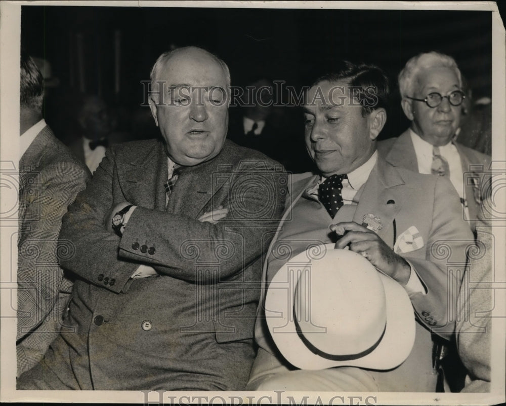 1936 George Harding, Paul Rothenberg at GOP National Convention - Historic Images