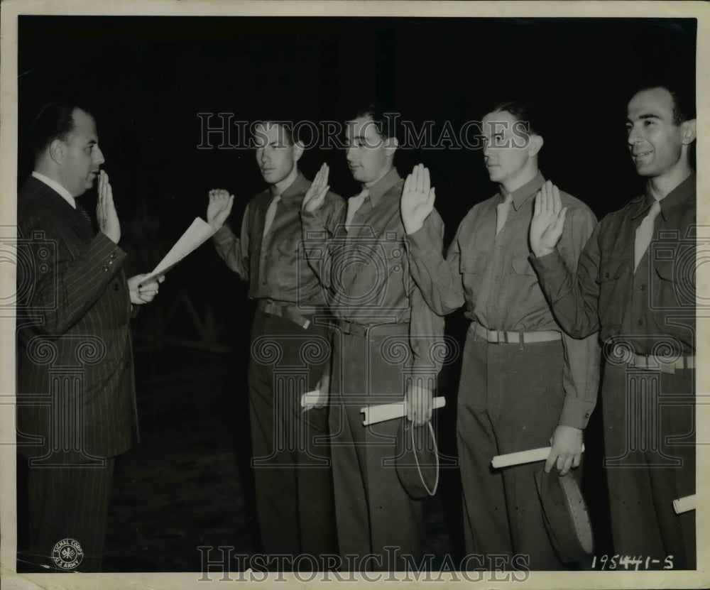 1944 U.S. Naturalization Ceremony in Rome, Italy  - Historic Images