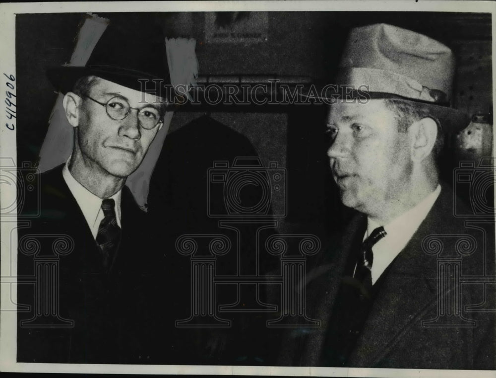 1937 Reverend Elsworth Newton On Trial Killing Parishioner - Historic Images