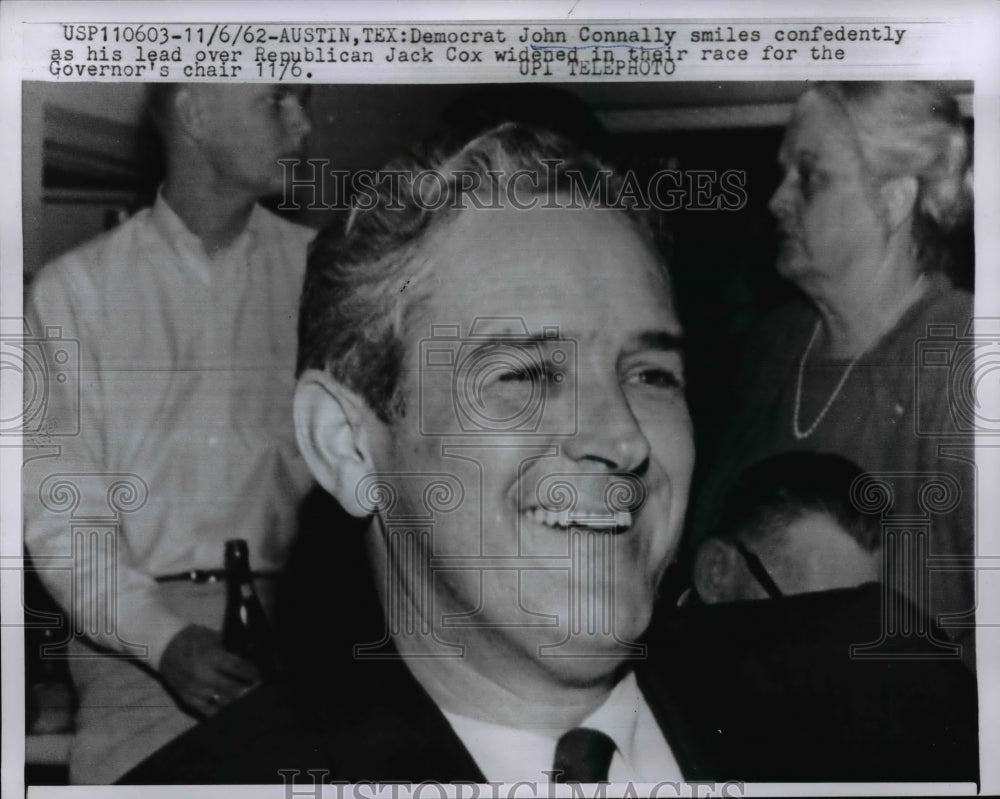 1962 John Connally During Election, Austin, Texas  - Historic Images