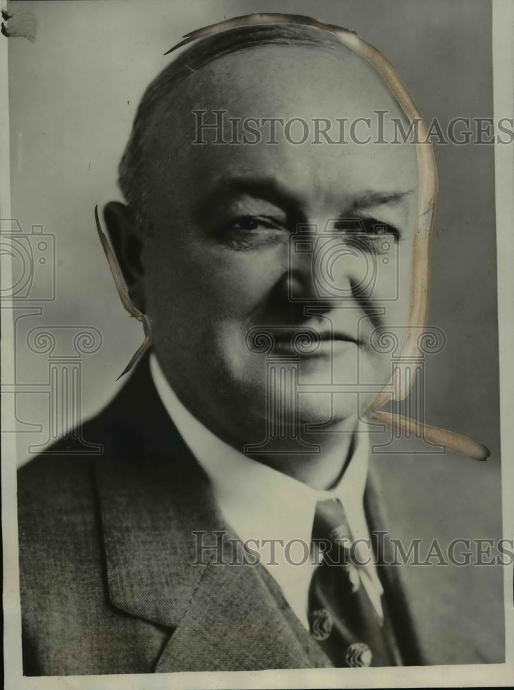 1932 Press Photo Omer N.Custer, Republican Nominee for Governor of Illinois - Historic Images