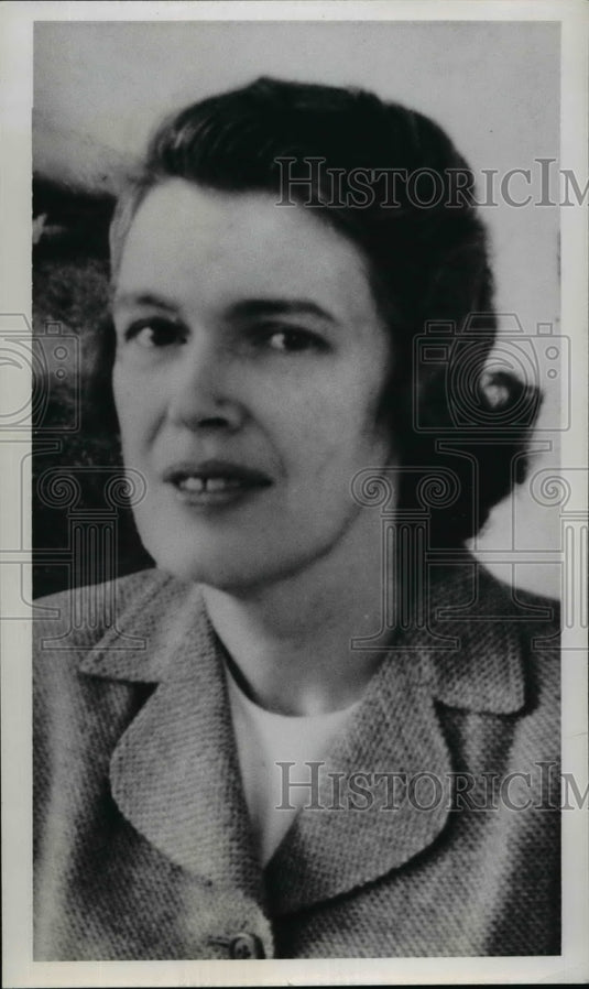 1962 Press Photo Mrs. Martin R. King, Welfare Federation - nef40076 - Historic Images