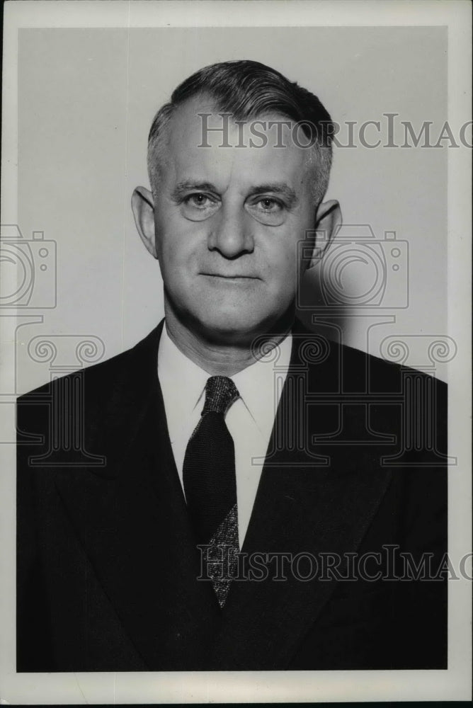 1955 Press Photo Dr John E Herrmann Guest Preacher of Mt Calvary Church - Historic Images