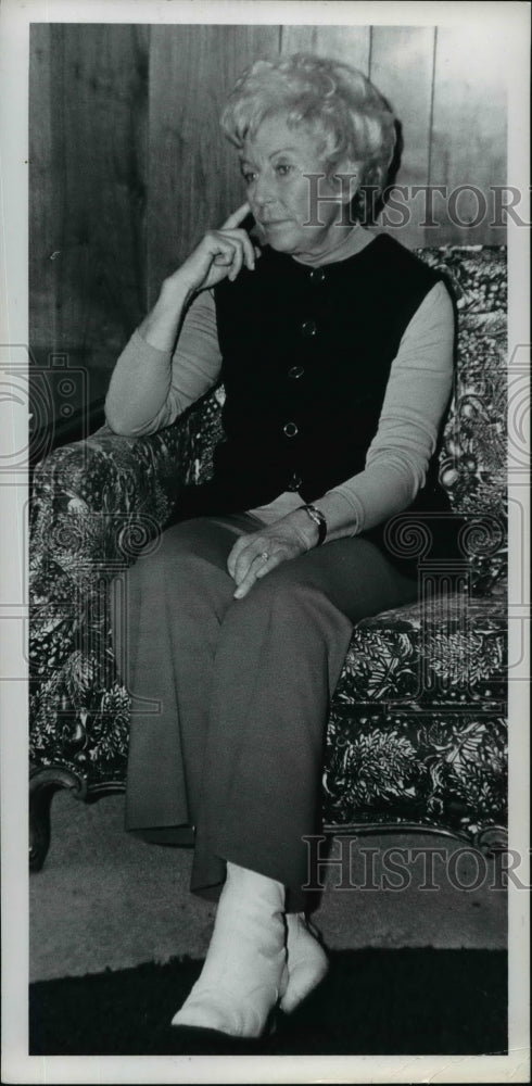 1972 Press Photo Muriel Humphrey Wife of Senator Hubert Humphrey - nef40834 - Historic Images