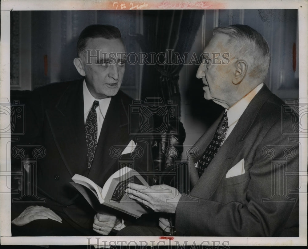 1952 Sen.Joseph C.O&#39;Mahoney of Wyo and Walter F.George  - Historic Images