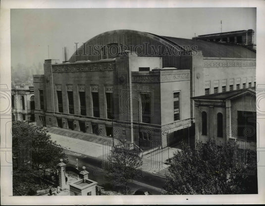 1948 Press Photo Convention capsule at Philadelphia's Convention Hall - Historic Images