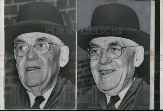 1959 Press Photo John Foster Dulles, Secretary of State left Walter Reed Hosp-Historic Images