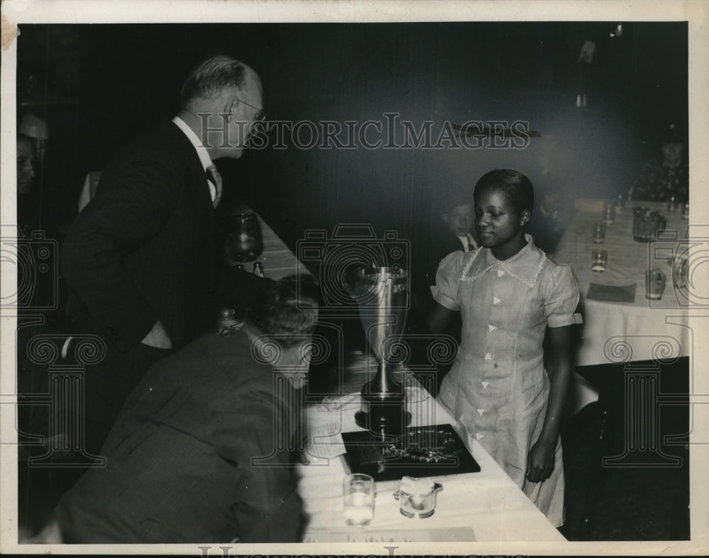 1937 Press Photo Billie William and Judge Sheel - nef43494 - Historic Images