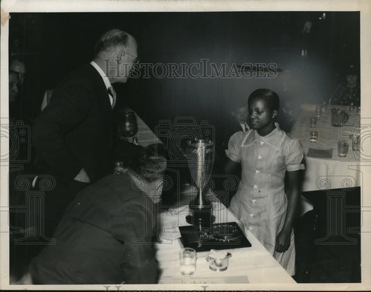 1937 Press Photo Billie William and Judge Sheel - nef43494 - Historic Images