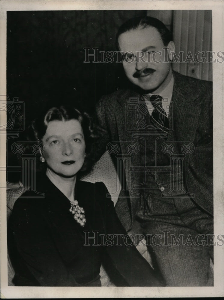 1937 Press Photo Mr Earnest Simpson former husband of the Duchess of Windsor - Historic Images