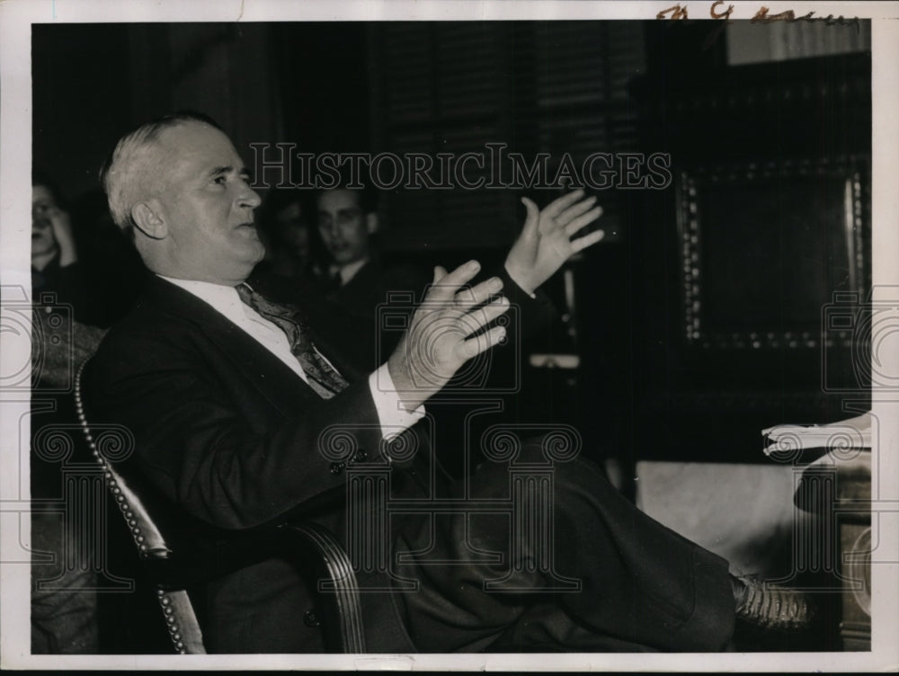 1937 Sargeant JW McClung Testifies in Senate Education/Labor Comm. - Historic Images