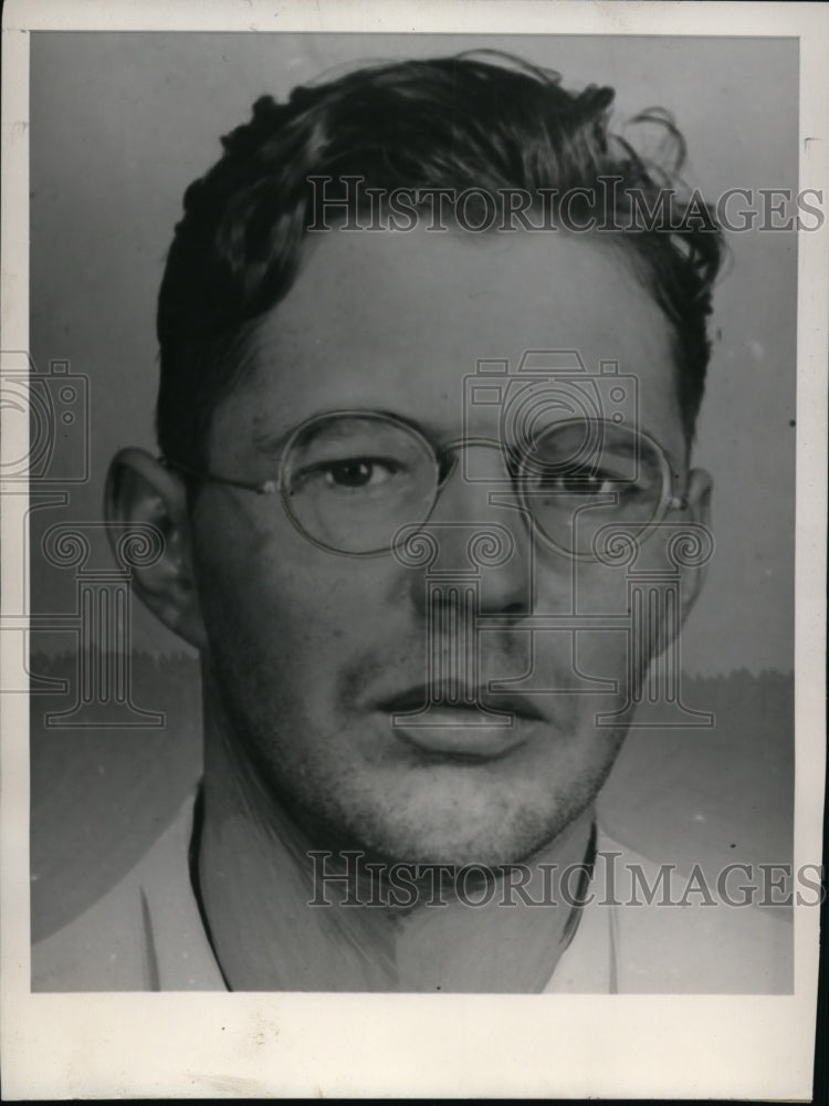1939 Jay Lynch Arrested for Car Thefts & Kidnappings Sought by FBI - Historic Images