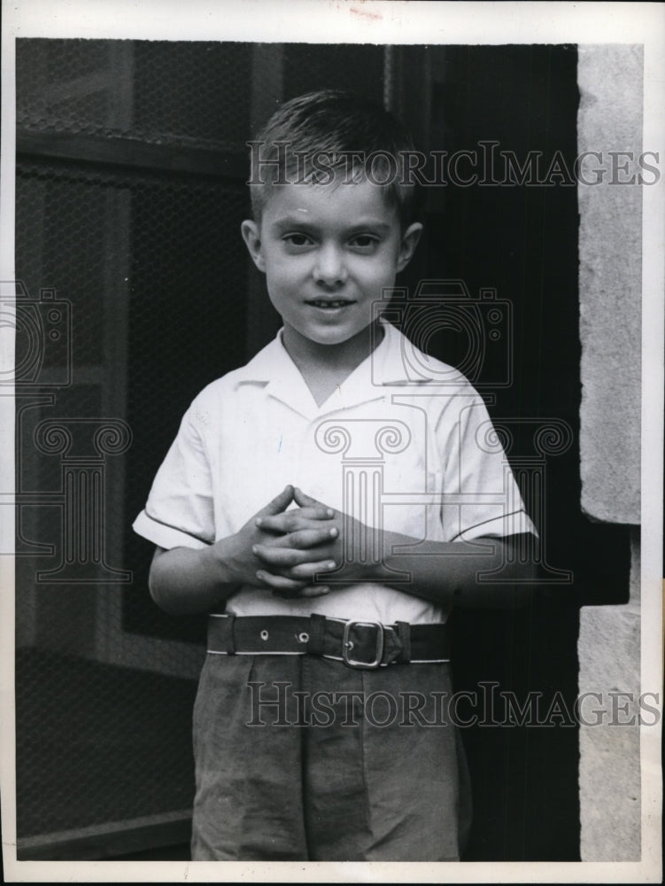 1944 Press Photo Arthur Macarthur Son of fighting General celebrate 6th Birthday - Historic Images