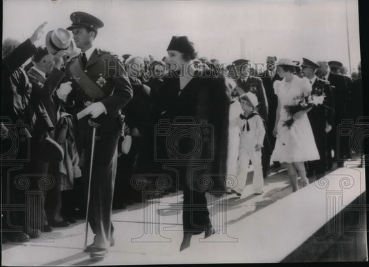 1939 Belgian Royal Family at King Albert Statue Unveiling, Liege-Historic Images