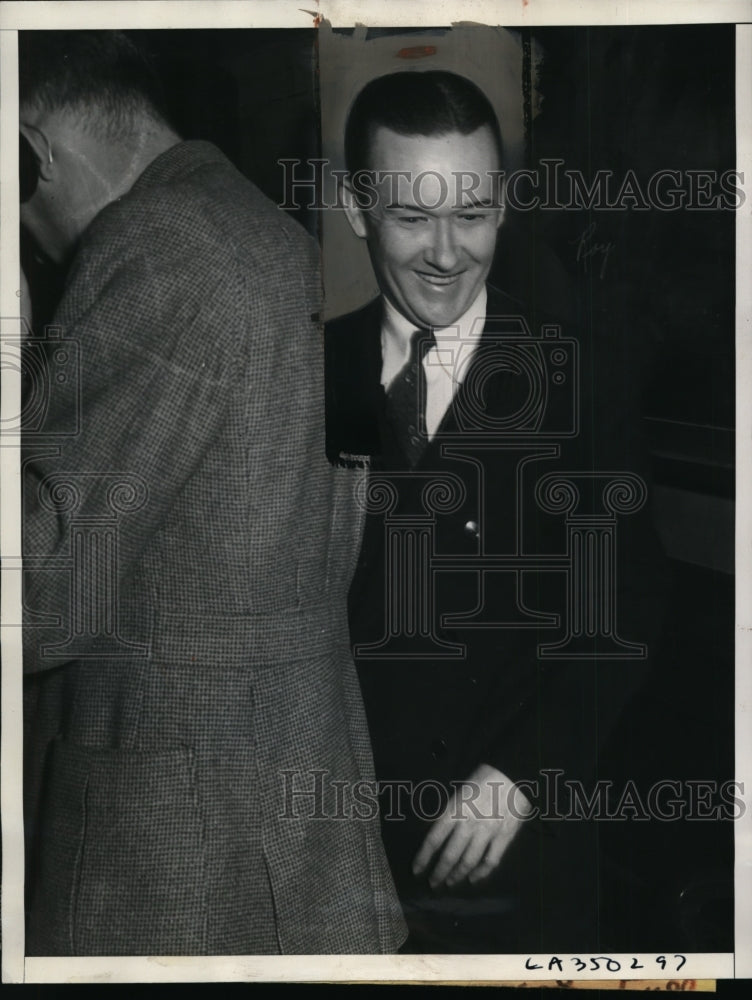 1936 Robert S. James, Los Angeles Criminal Laughing in Court - Historic Images