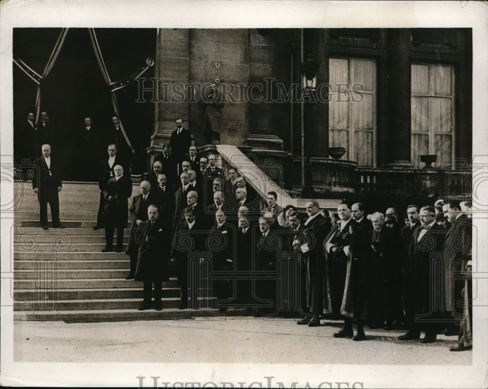 1932 Press Photo Officials Of the French Government - nef50342 - Historic Images