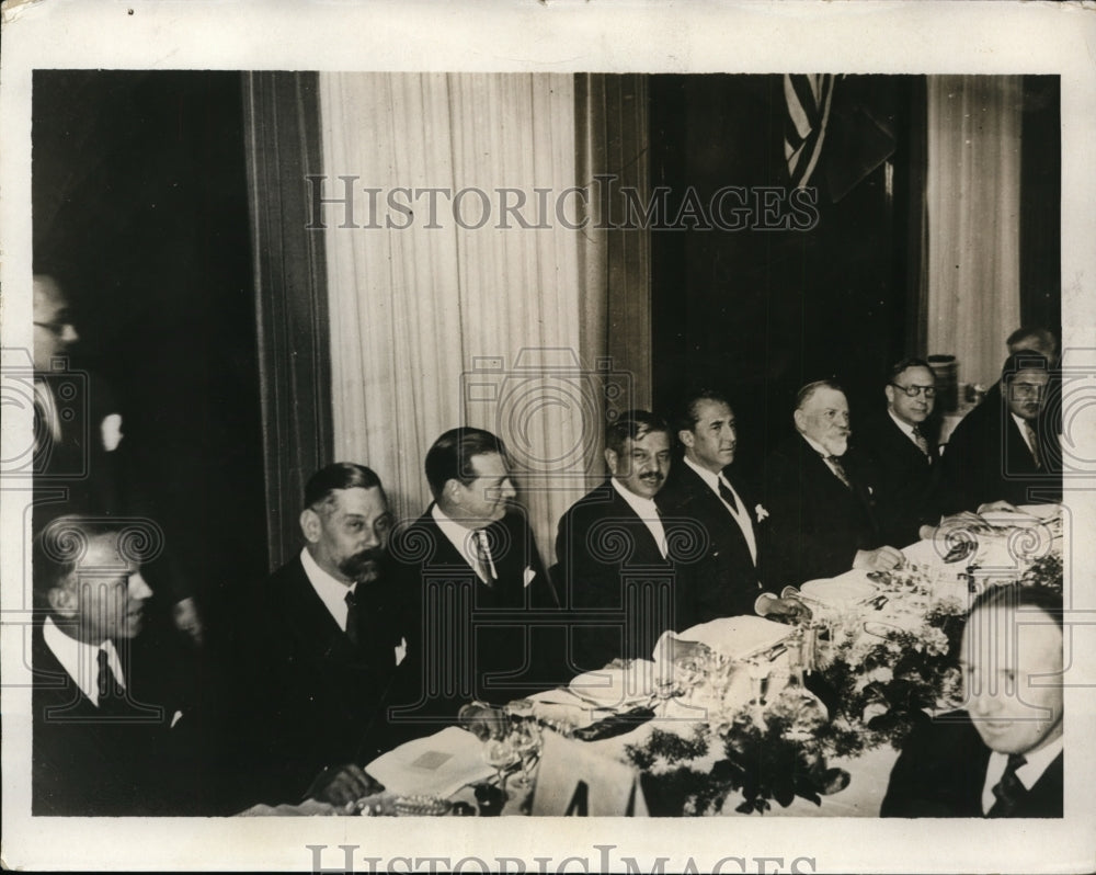 1931 Pierre Laval, Premier of France honor at American Club in Paris - Historic Images