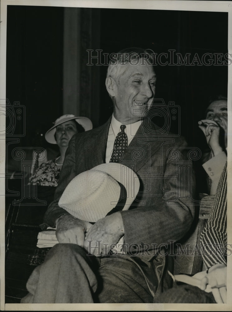 1936 Press Photo William Gibbs McAdoo at Philadelphia Convention Hall-Historic Images