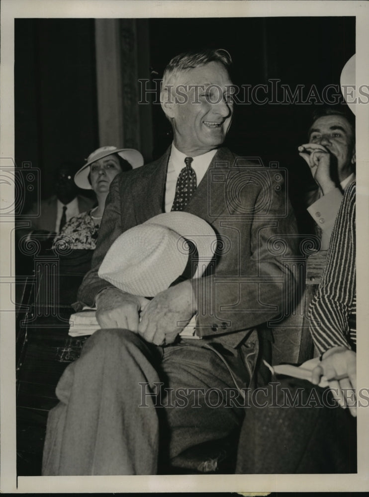 1936 Press Photo William McAdoo Pictured in Convention Hall in Philadelphia-Historic Images