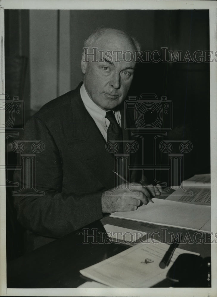 1933 W.W. Pickard as He Appeared In Washington D.C. NRA Headquarters - Historic Images