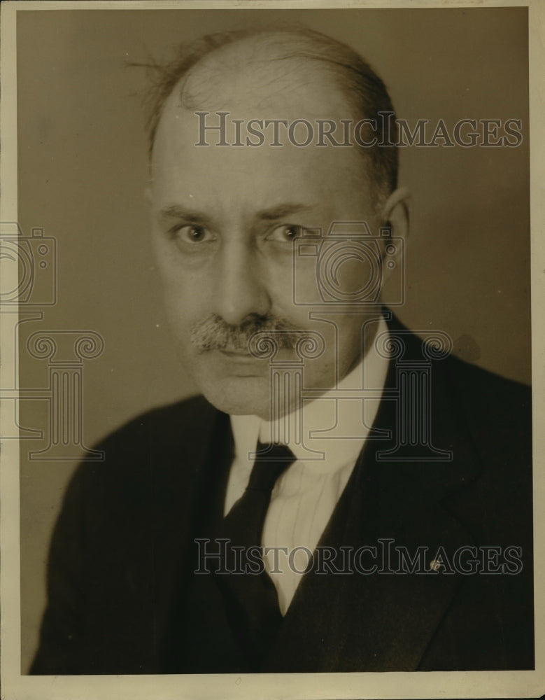 1927 Press Photo Karl W. Schautz Chairman of Dairy Industries - nef51752 - Historic Images