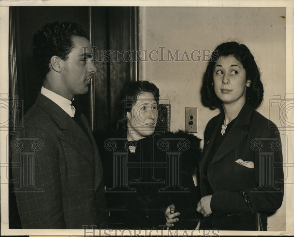 1939 Press Photo Children of virgilio Spinelli at His Murder Trial, Los Angeles - Historic Images