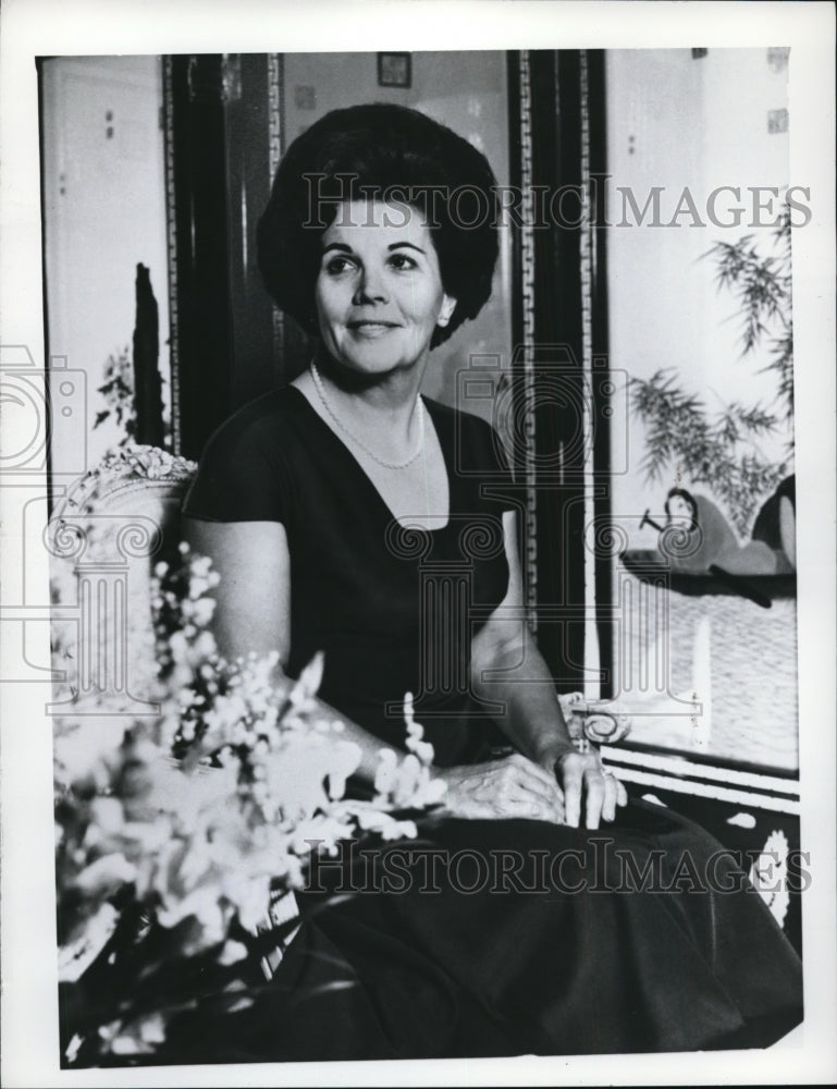 1971 Press Photo Mrs. Spiro Agnew, used on the Women's pages - Historic Images