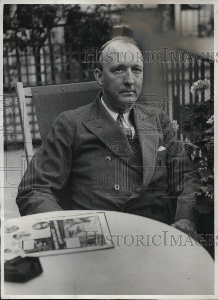 1938 Press Photo Supreme Court Justice Hugo Black in Paris, France - nef52707 - Historic Images