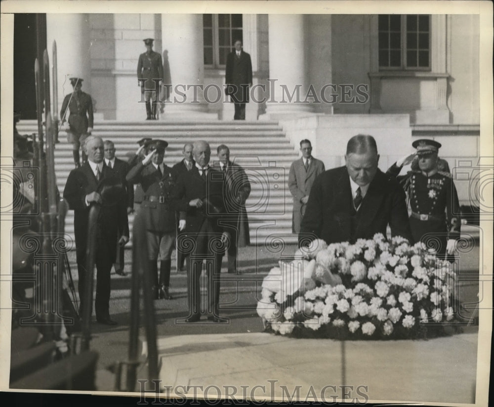 1929 Press Photo James Good at Armistice Day Ceremony, Tomb of Unknown Soldier - Historic Images