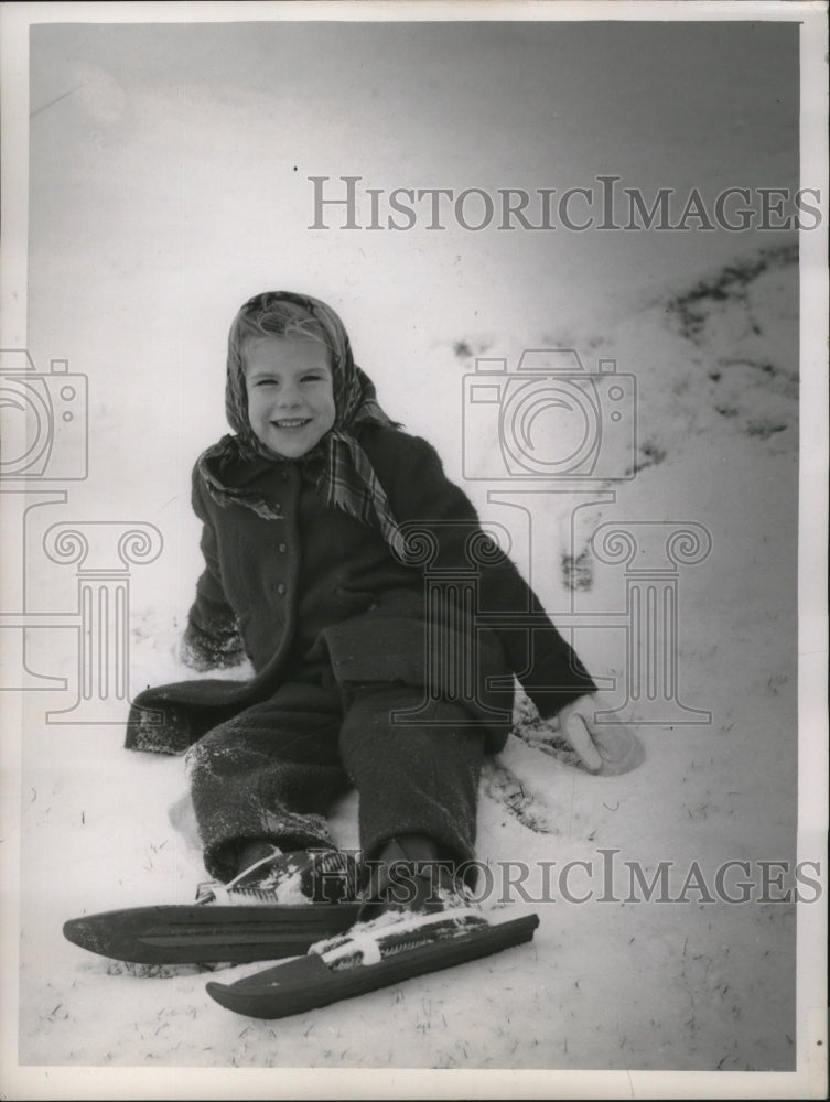 1958 Skiier Nancy Hamula  - Historic Images