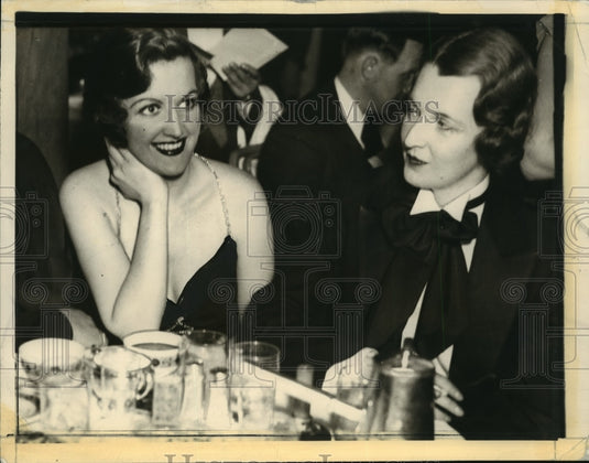 1933 Press Photo Ann Boland & Kay Lawrence - nef54740 - Historic Images
